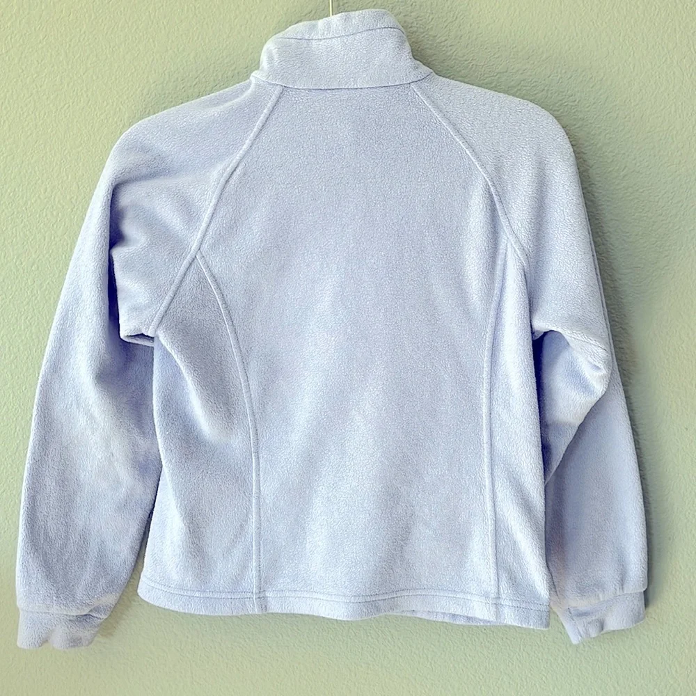 HOST PICK!! Columbia youth 10/12 periwinkle-purple polar fleece zipped j… - Picture 2 of 7